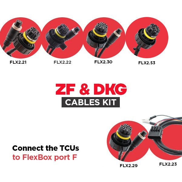 Kit Cable TCU ZF (6/8HP) - DKG
